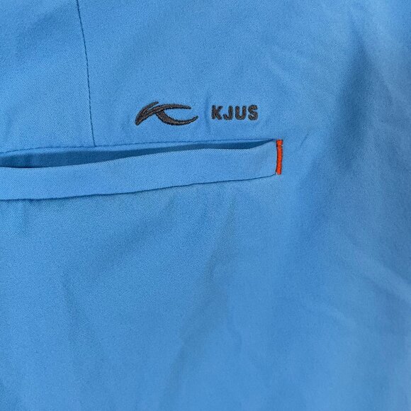 KJUS Iver Shorts Mens Size 36 Regular Fit Blue Performance Stretch Golf Pockets - Picture 3 of 8